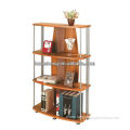 Bookcase Metal Frame Wood Book Shelf